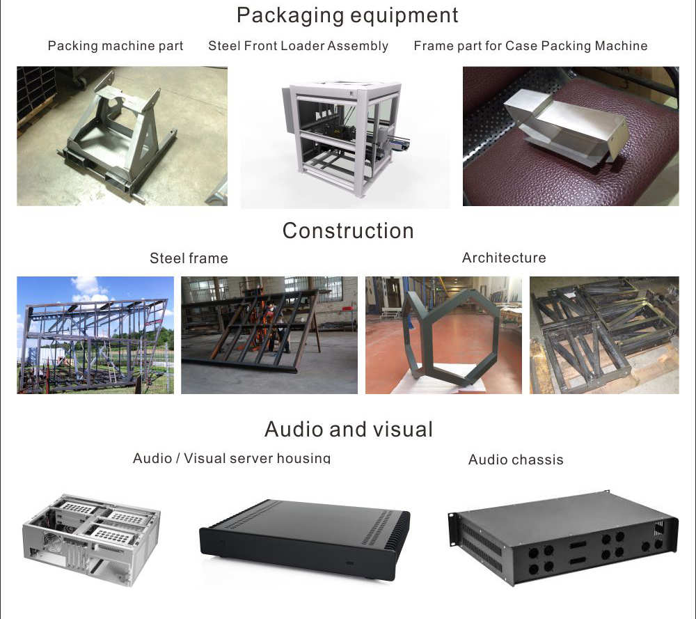 Fabricación de marcos de acero del fabricante chino.