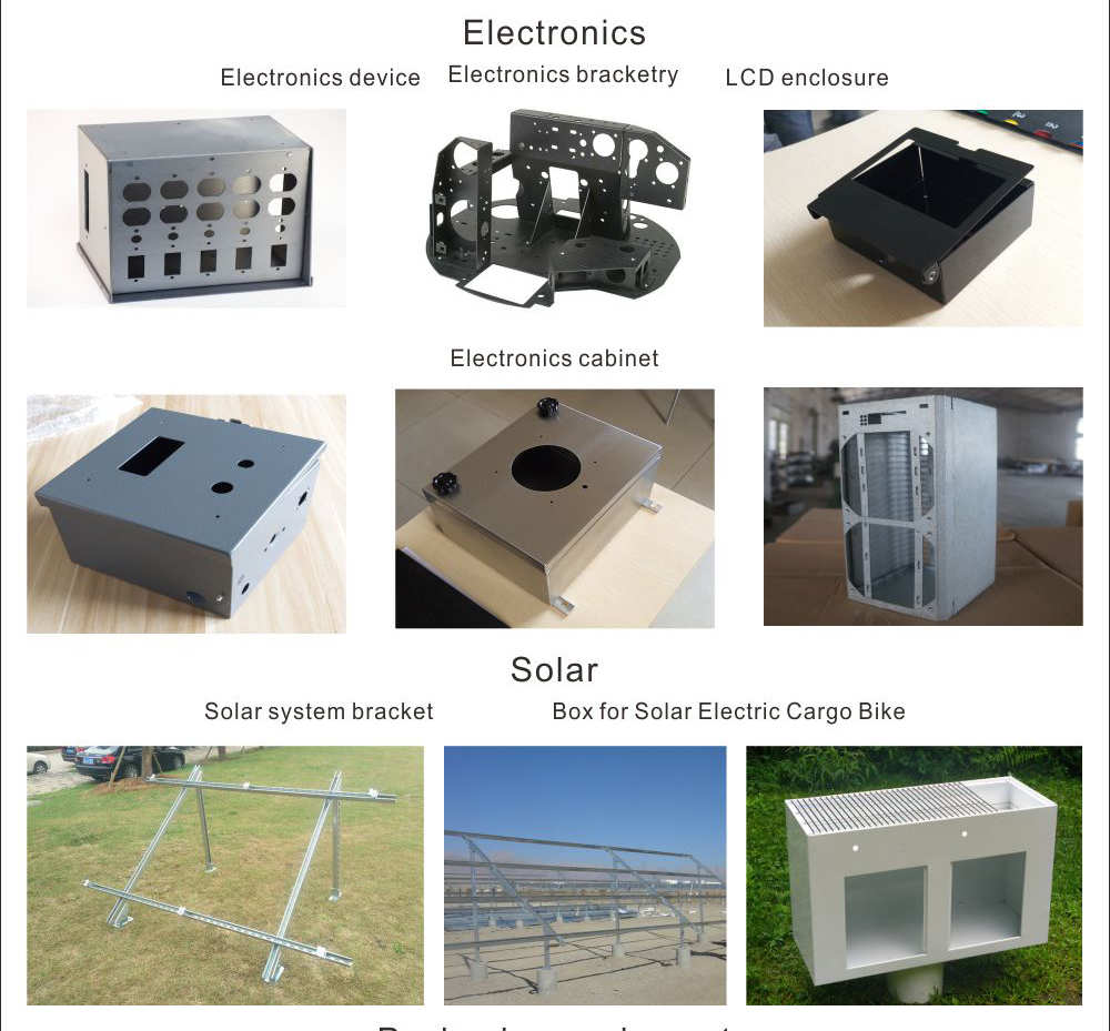 Caja de aluminio electrónica eléctrica eléctrica para exteriores personalizada con caja de chapa