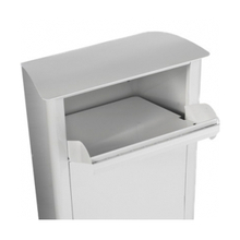 Buzón de correo de bronce montado en la pared para exteriores con cerradura de acero