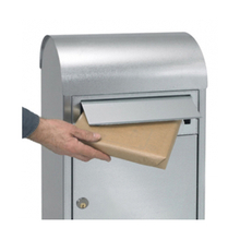 Placa de nombre galvanizada, puerta, carta, paquete, buzón de correo